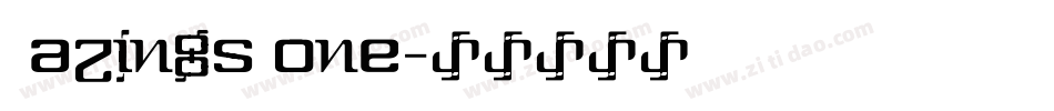 Fazings one字体转换